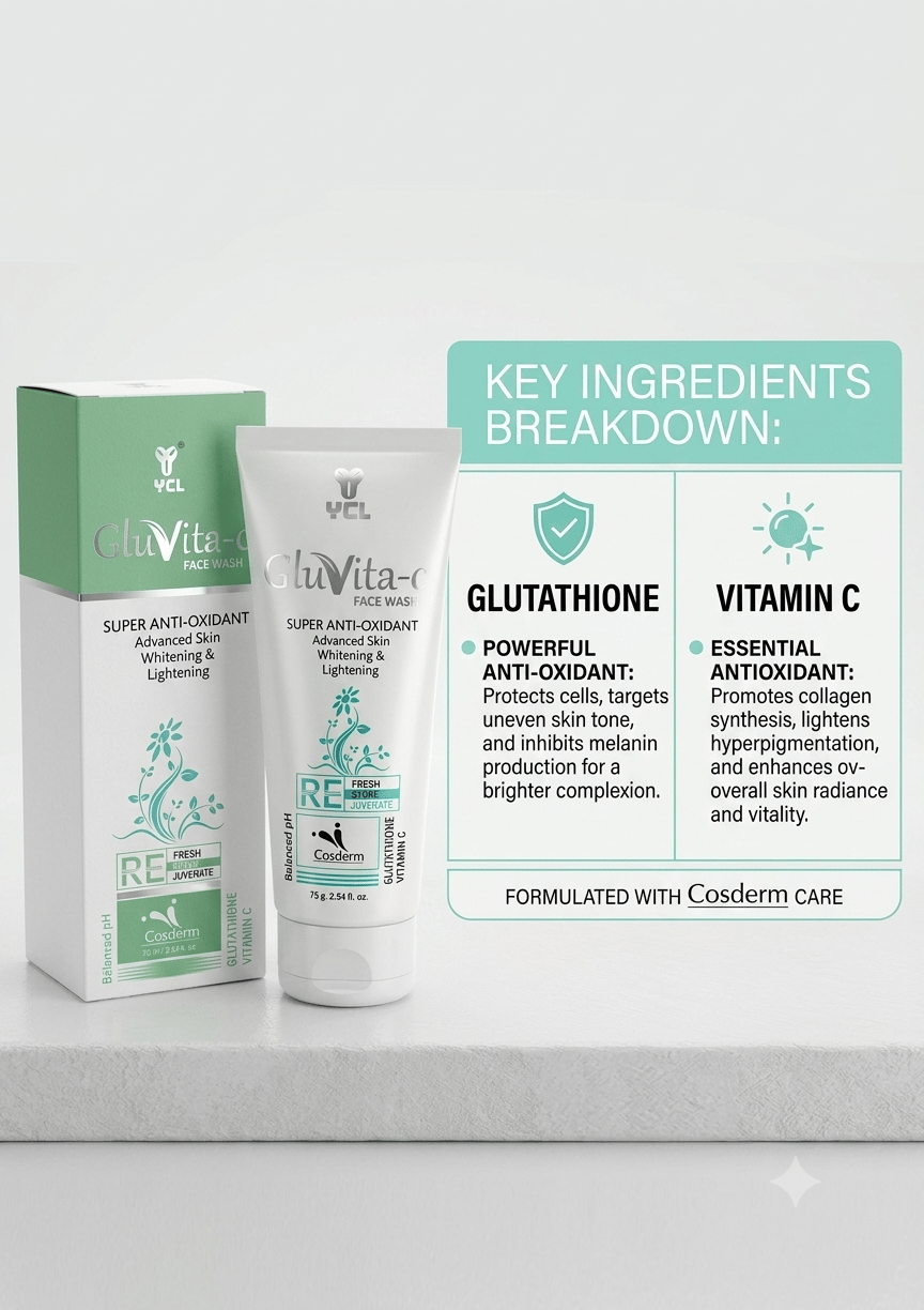 Gluvita C Facewash - Image 2