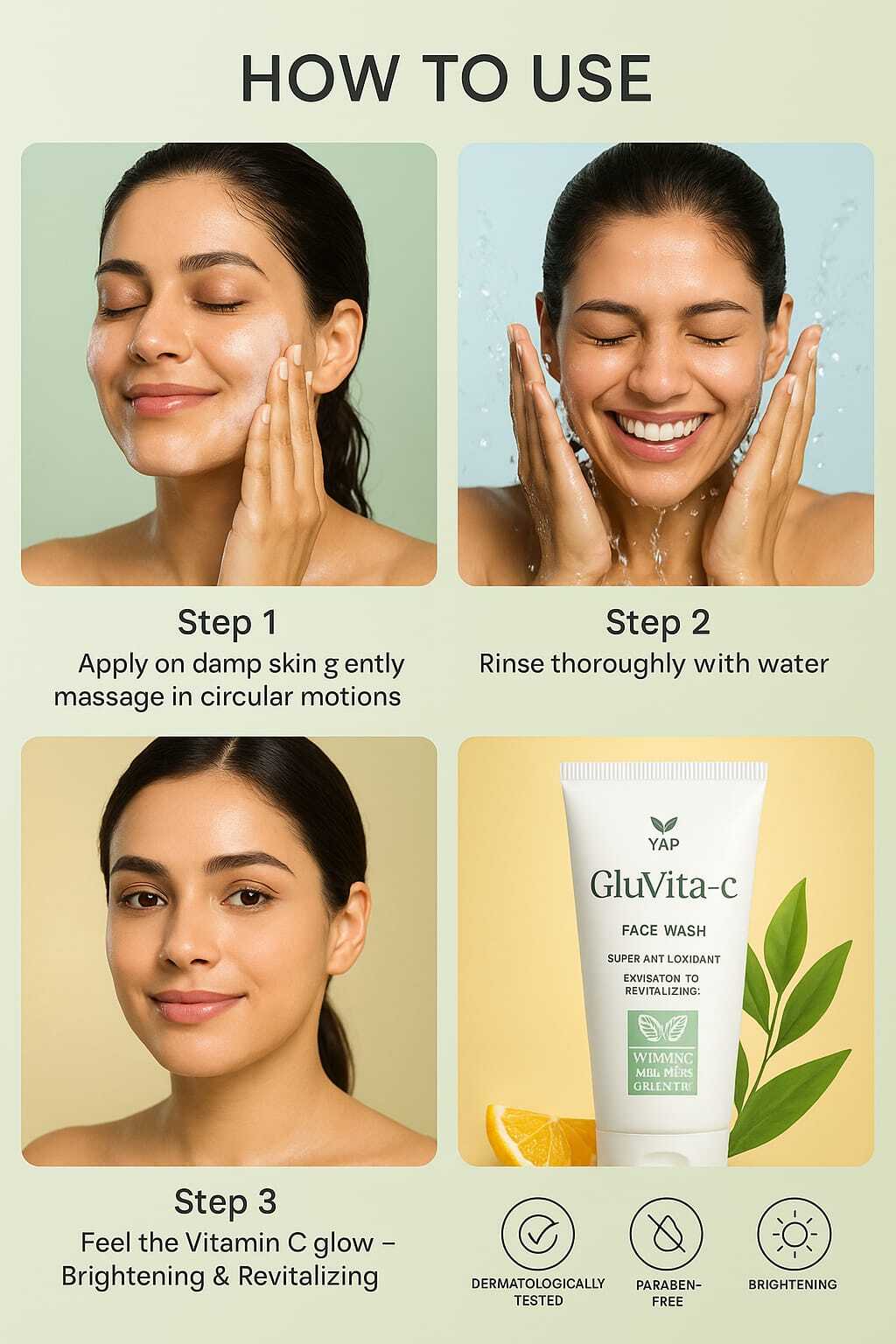 Gluvita C Facewash - Image 3